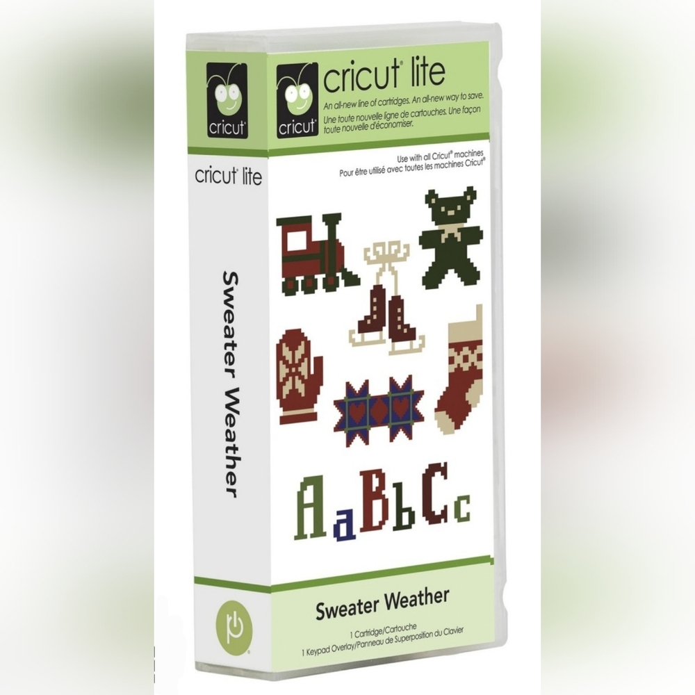 Cricut Lite Sweater Weather Cartridge with Festive Designs